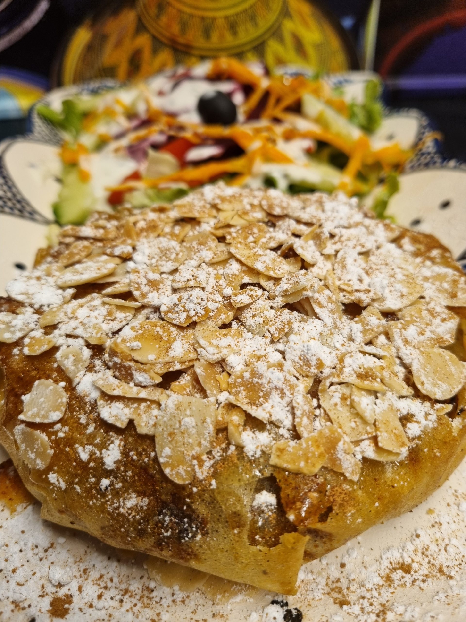 pastilla au poulet et aux amendes
